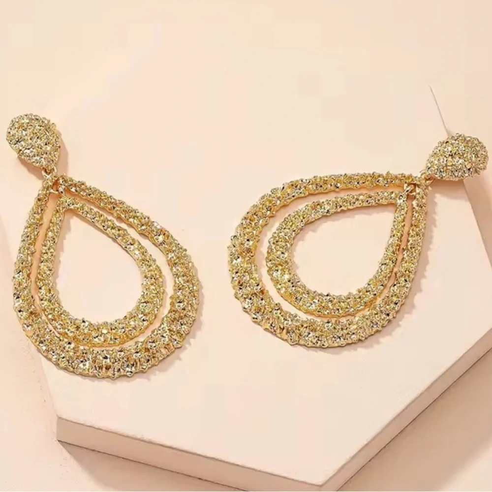 Zara Gold Teardrop Earrings